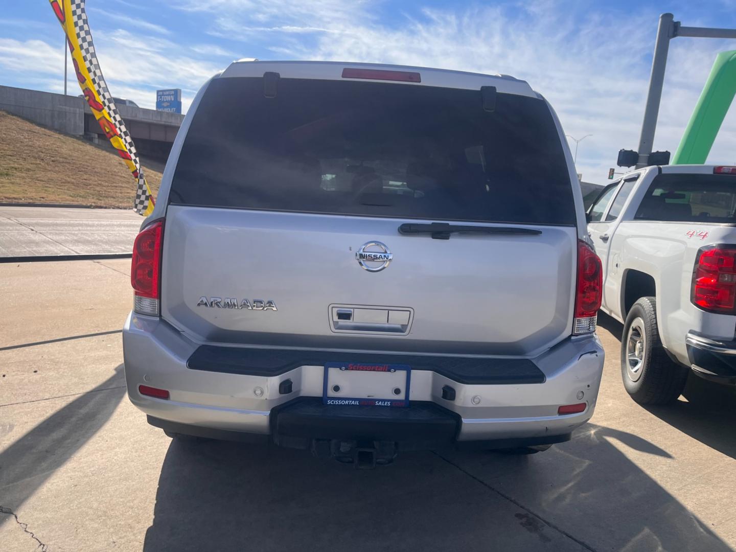 2012 SILVER NISSAN ARMADA SE; PLATINUM; SL 4WD (5N1AA0NC6CN) with an 5.6L V8 DOHC 32V engine, 5-Speed Automatic transmission, located at 8101 E. Skelly Dr., Tulsa, OK, 74129, (918) 592-3593, 36.121891, -95.888802 - Photo#3